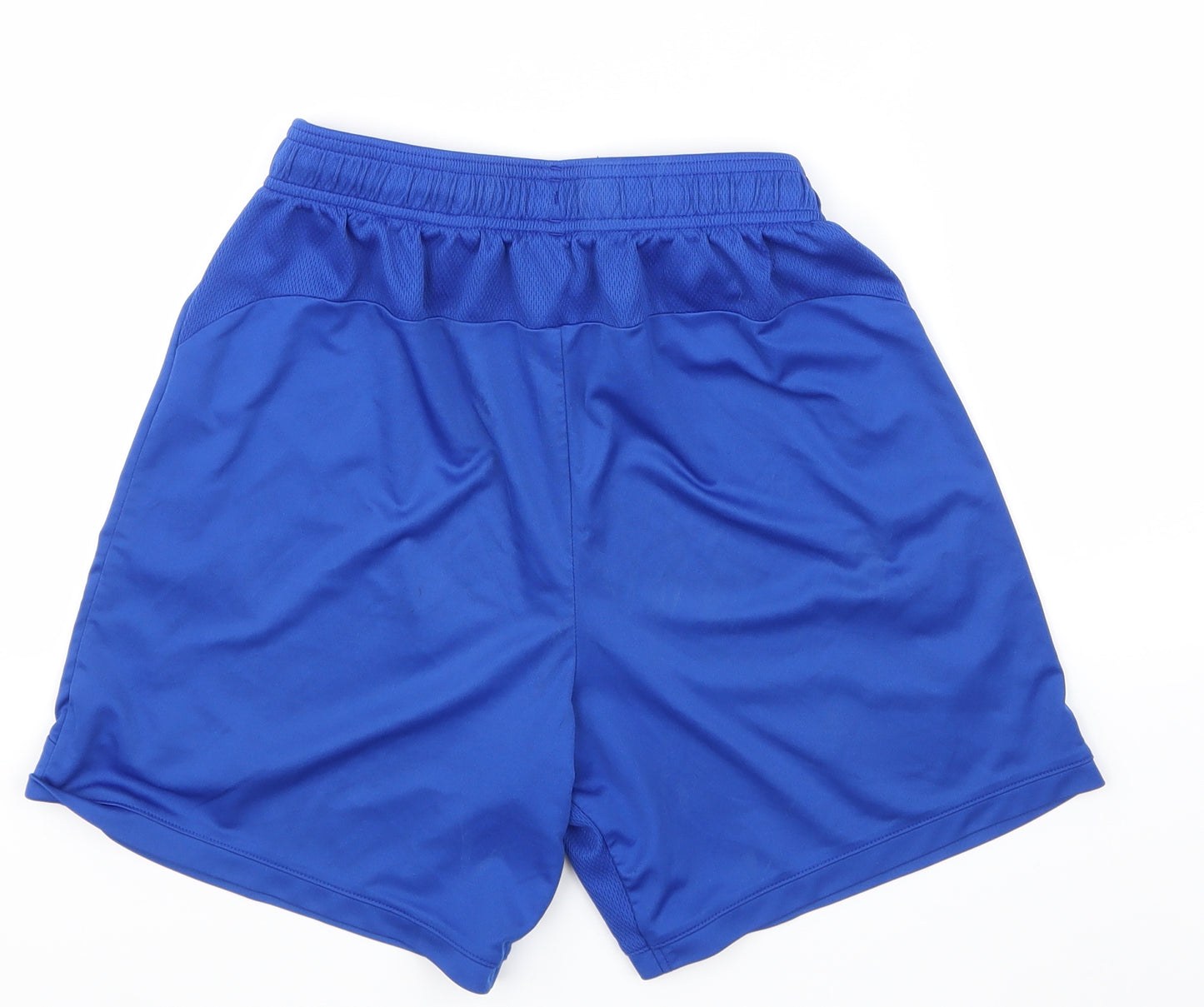 PUMA Mens Blue Houndstooth  Sweat Shorts Size S