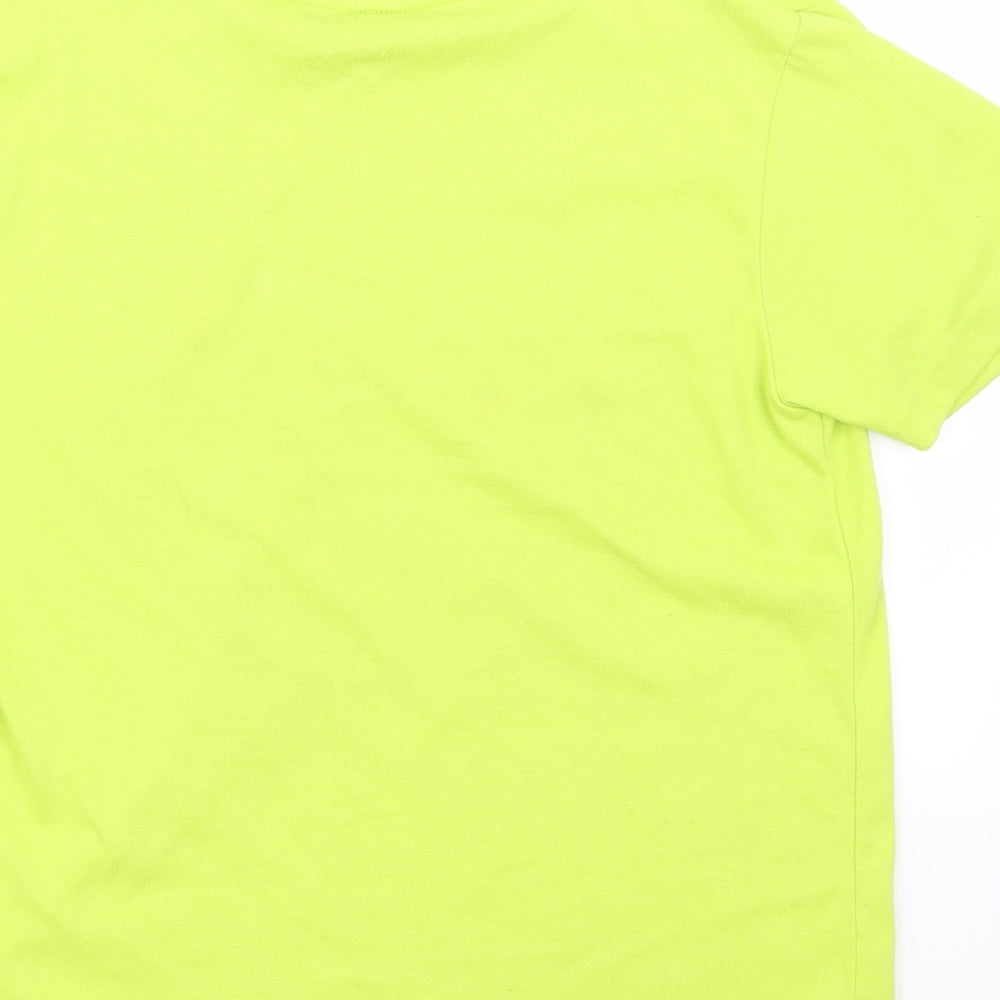Op Boys Green   Pullover T-Shirt Size 9-10 Years