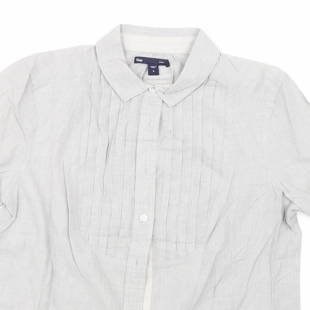 Gap Womens Grey   Basic Button-Up Size S