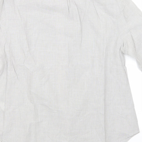 Gap Womens Grey   Basic Button-Up Size S