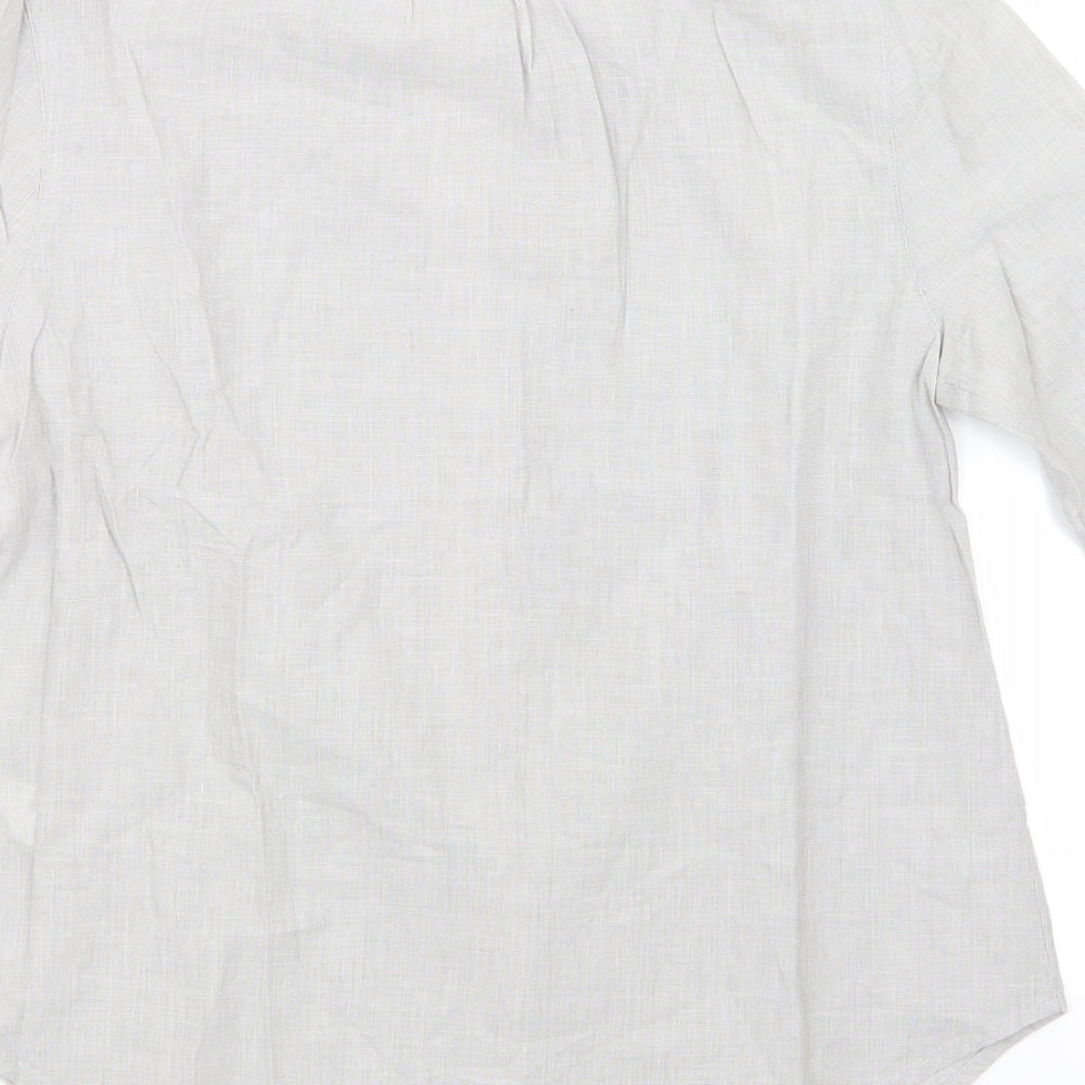 Gap Womens Grey   Basic Button-Up Size S