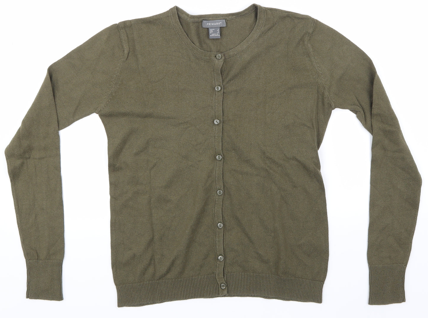 Primark Womens Green   Cardigan Jumper Size 8