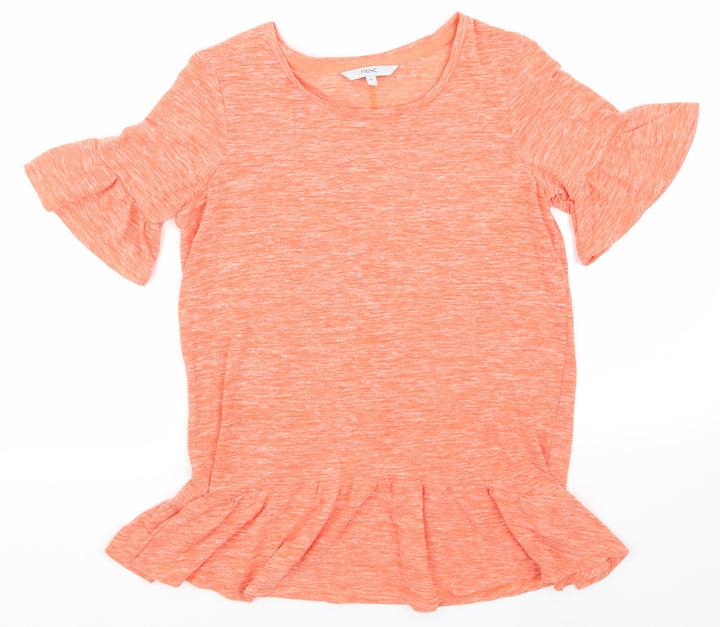 NEXT Womens Orange   Basic T-Shirt Size 10