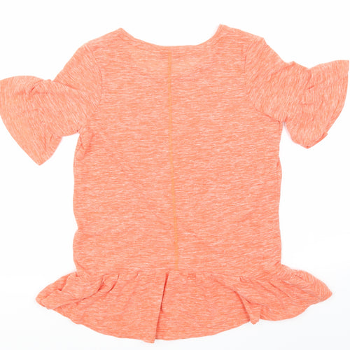 NEXT Womens Orange   Basic T-Shirt Size 10