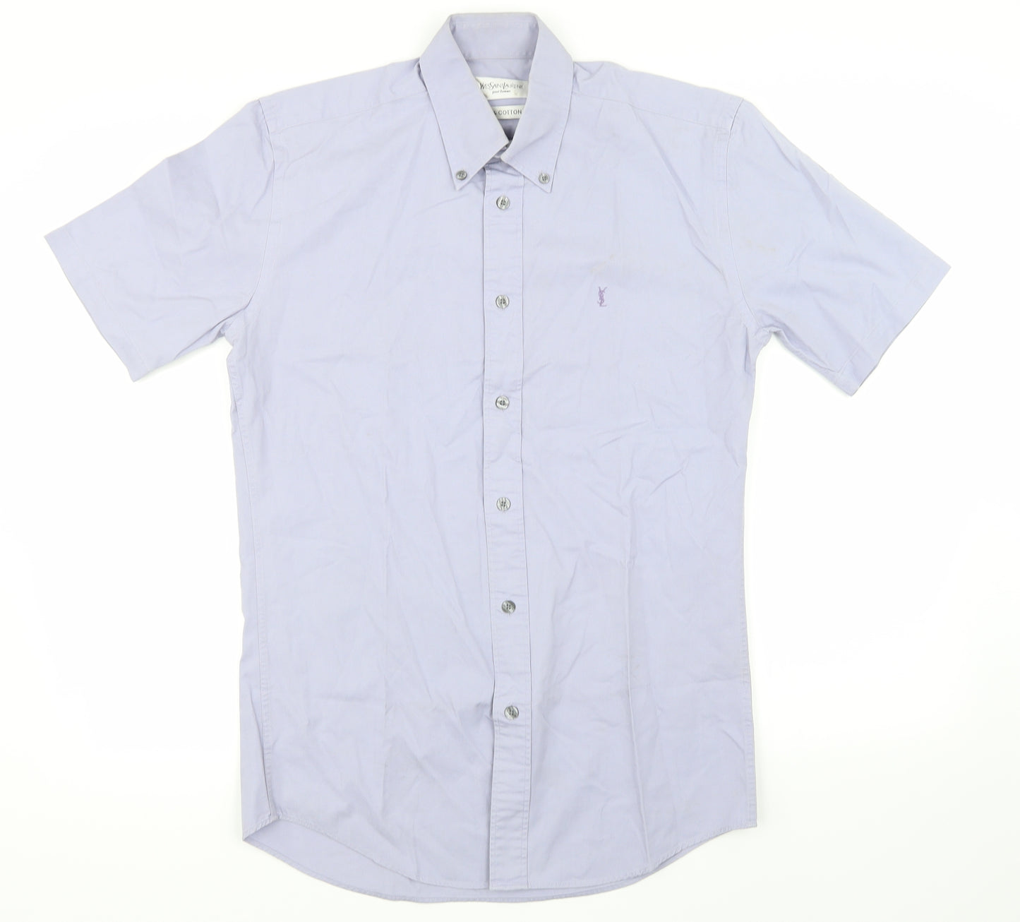 YSL Mens Blue    Dress Shirt Size M