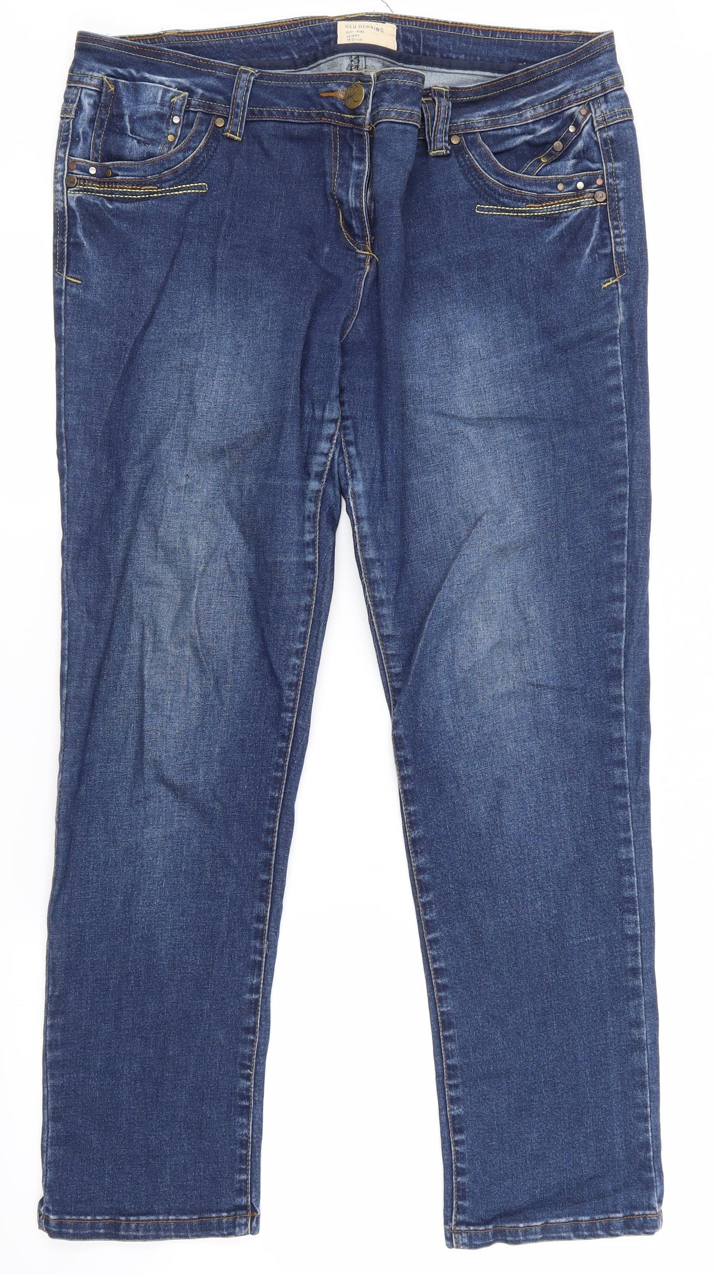 Red Herring Womens Blue   Skinny Jeans Size 16