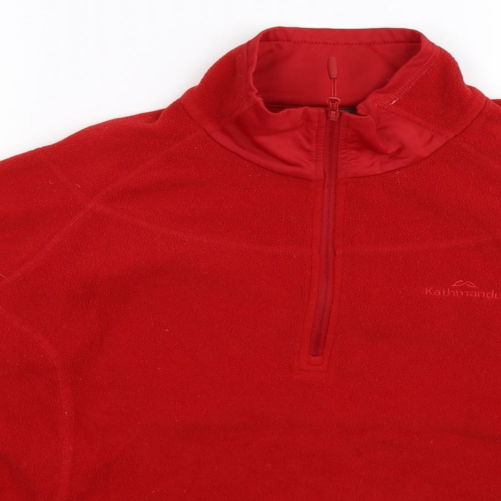 Kathmandu Womens Red  Fleece Jacket  Size 16