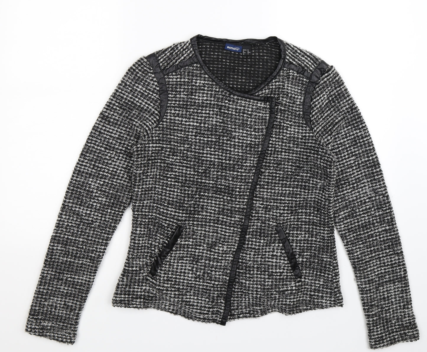 ESMARA Womens Grey   Jacket Blazer Size 12