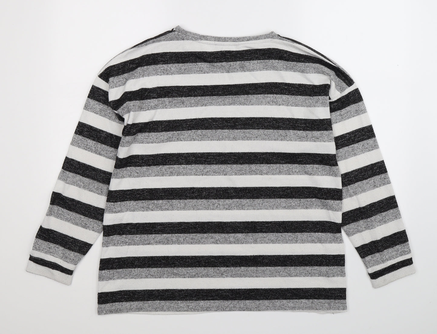 Peacocks Womens Multicoloured Striped Knit Pullover Jumper Size 14