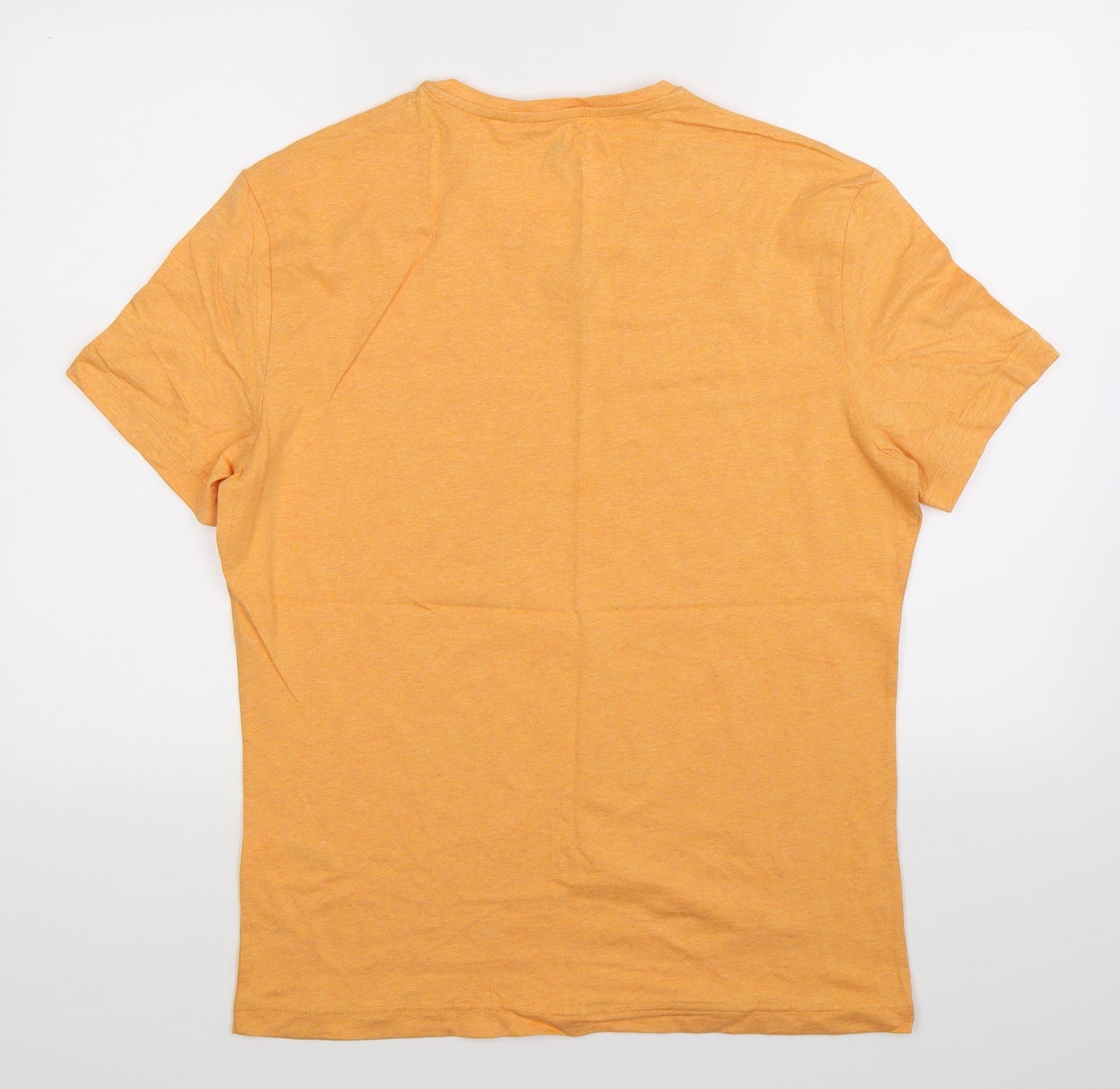 H&M Womens Orange   Basic T-Shirt Size L