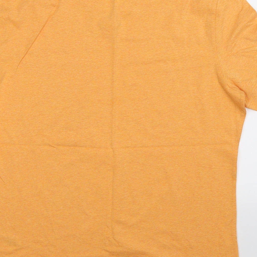 H&M Womens Orange   Basic T-Shirt Size L