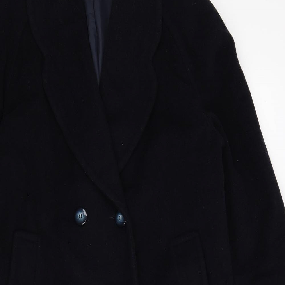 BHS Womens Blue   Overcoat Coat Size 12