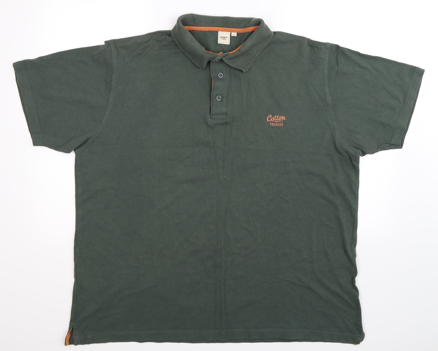 Cotton Traders Mens Green    Polo Size 2XL