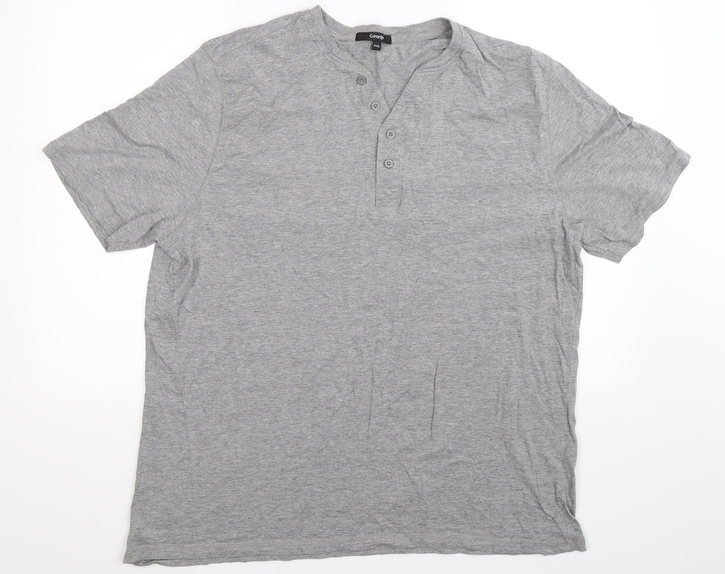 George Mens Grey    T-Shirt Size 2XL