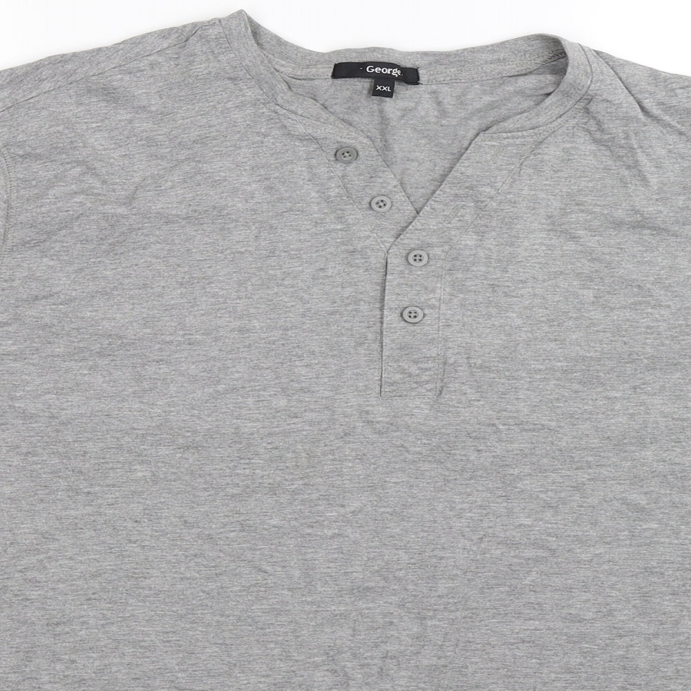 George Mens Grey    T-Shirt Size 2XL