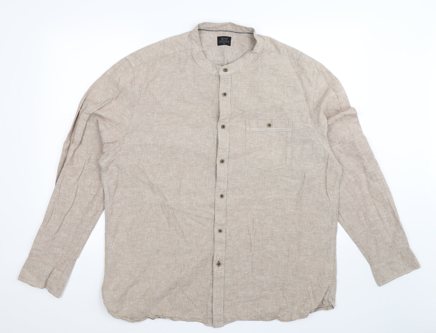 ACW85 Mens Grey    Button-Up Size 2XL