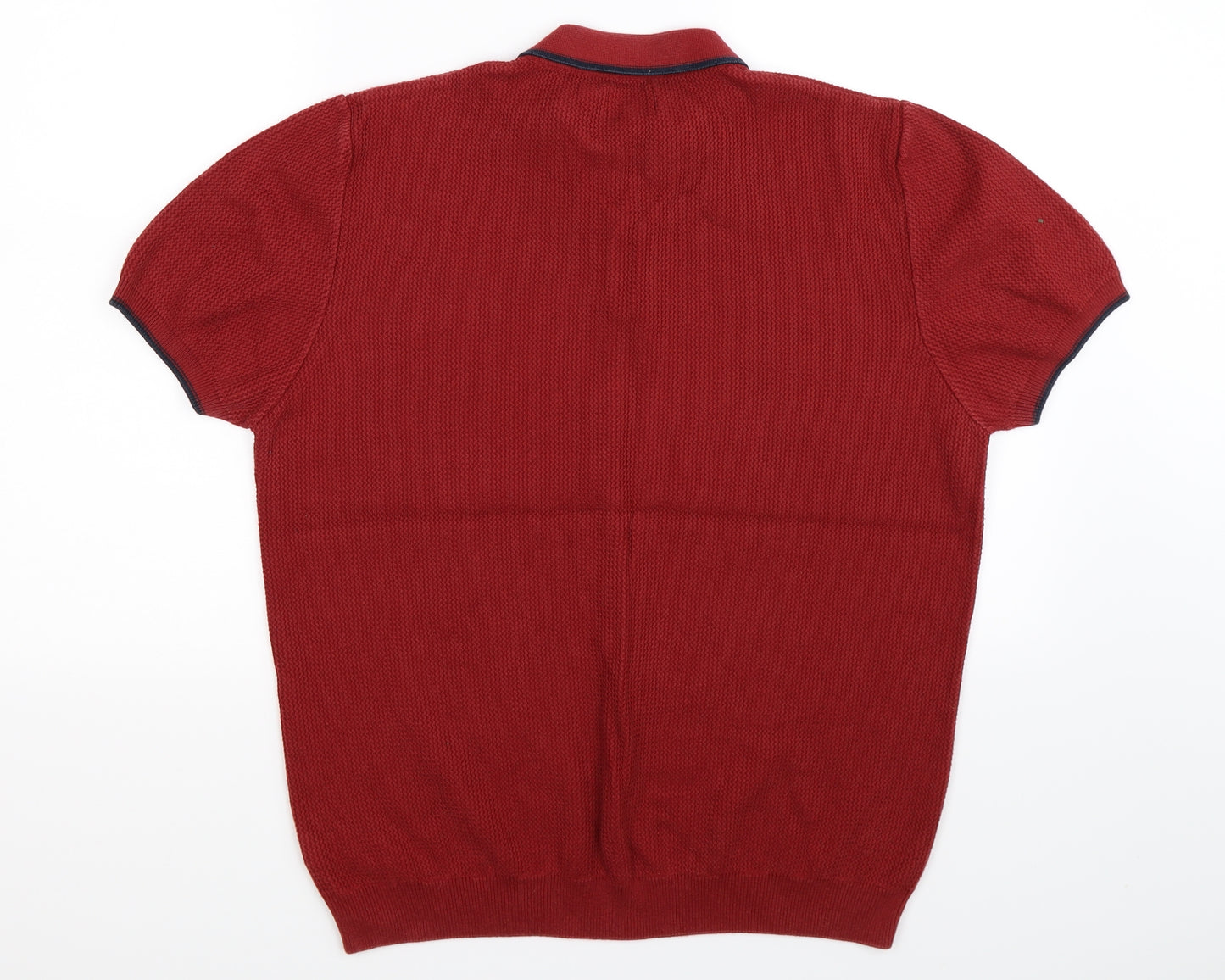 NEXT Mens Brown  Knit  Polo Size L
