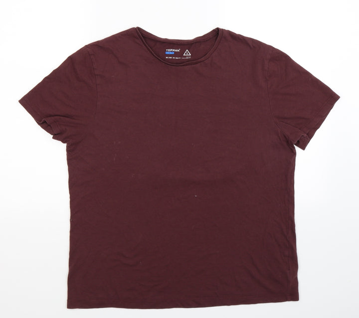 Topman Womens Grey   Basic T-Shirt Size L