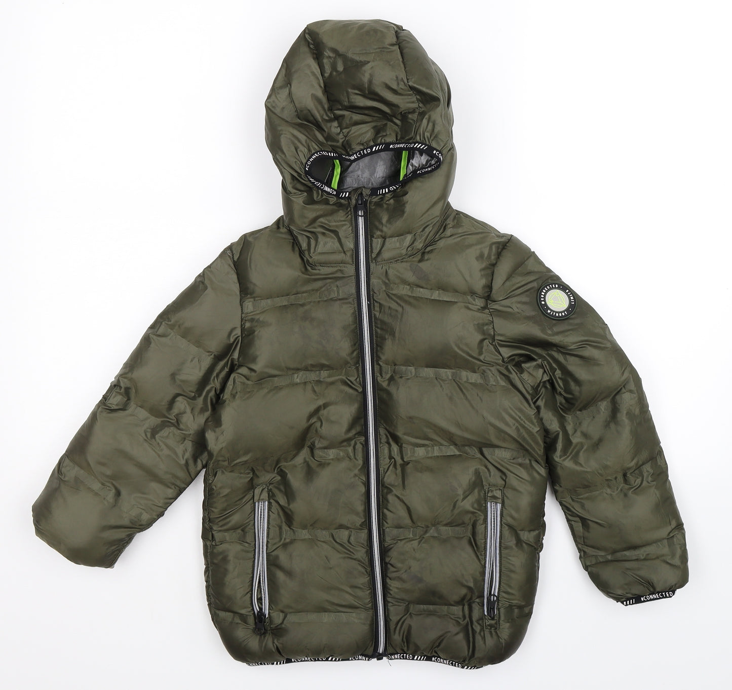 NEXT Boys Green   Puffer Jacket Jacket Size 6 Years