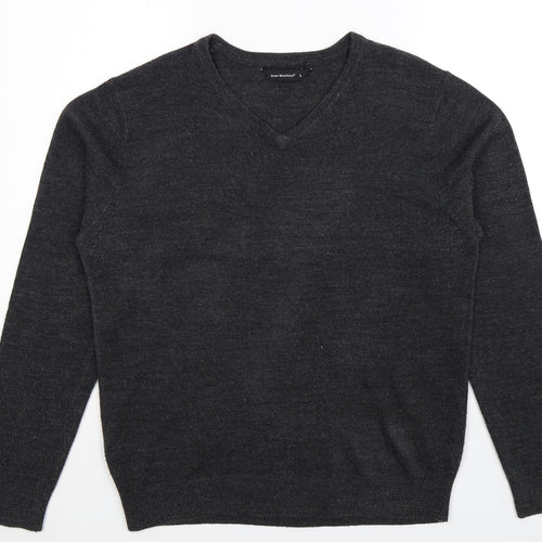 Cedar Wood State Mens Grey  Knit Pullover Jumper Size L
