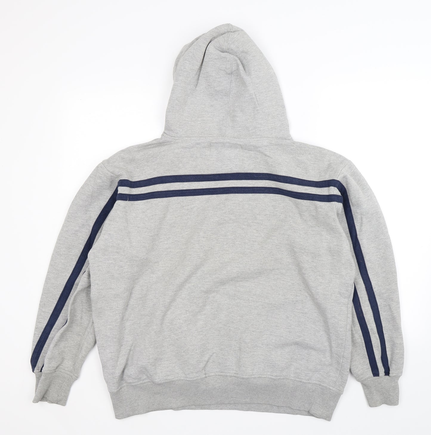 International Club Mens Grey   Pullover Hoodie Size XL