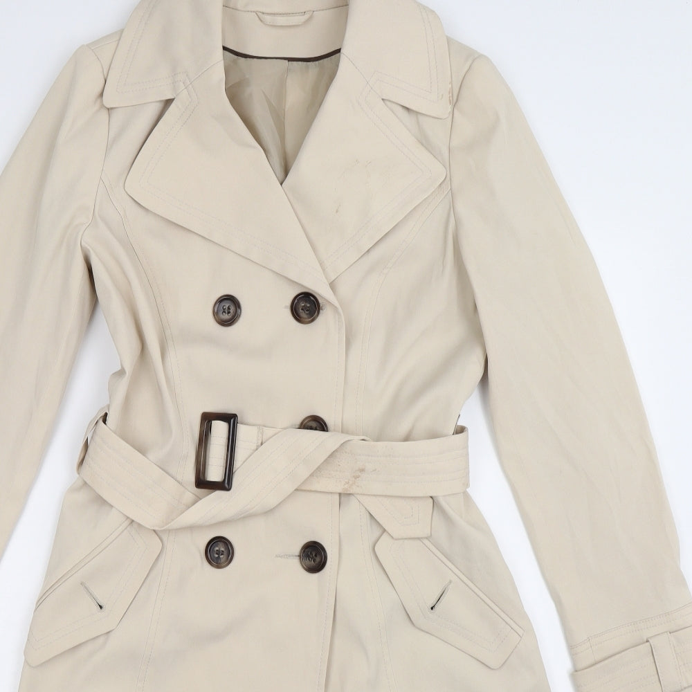 F&F Womens Beige   Pea Coat Coat Size 8