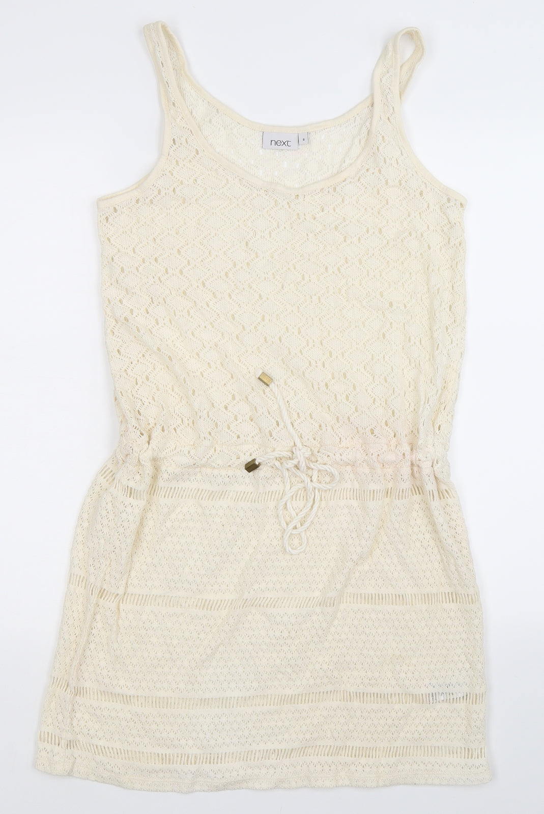 NEXT Womens White   Tank Dress  Size 8