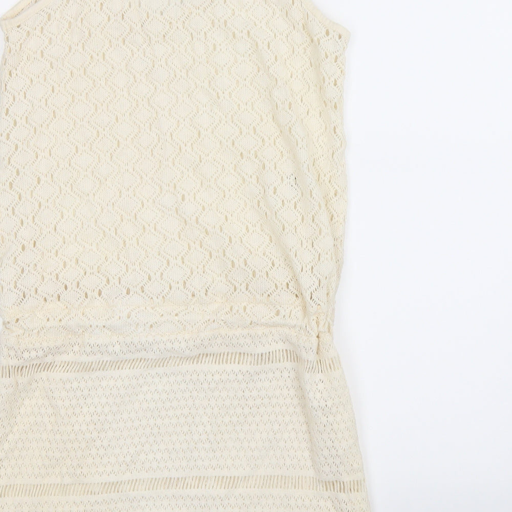 NEXT Womens White   Tank Dress  Size 8