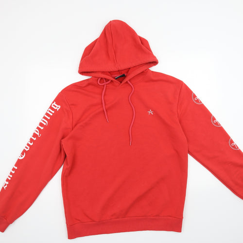 ANTIOCH Womens Pink   Pullover Hoodie Size L