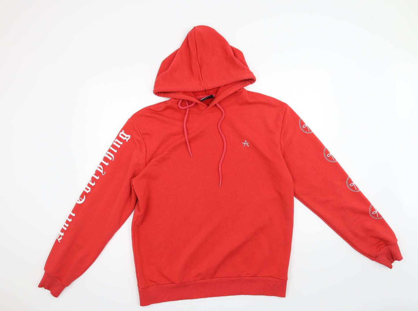 ANTIOCH Womens Pink   Pullover Hoodie Size L