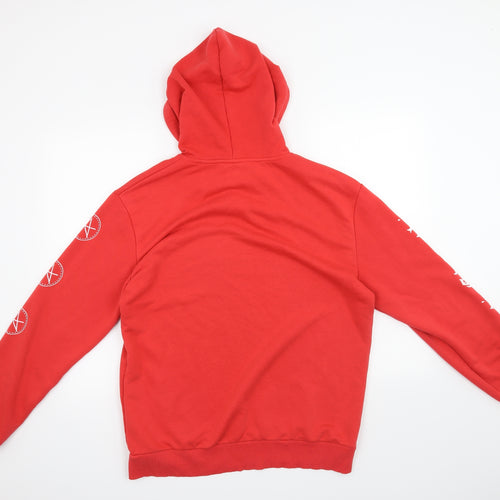 ANTIOCH Womens Pink   Pullover Hoodie Size L