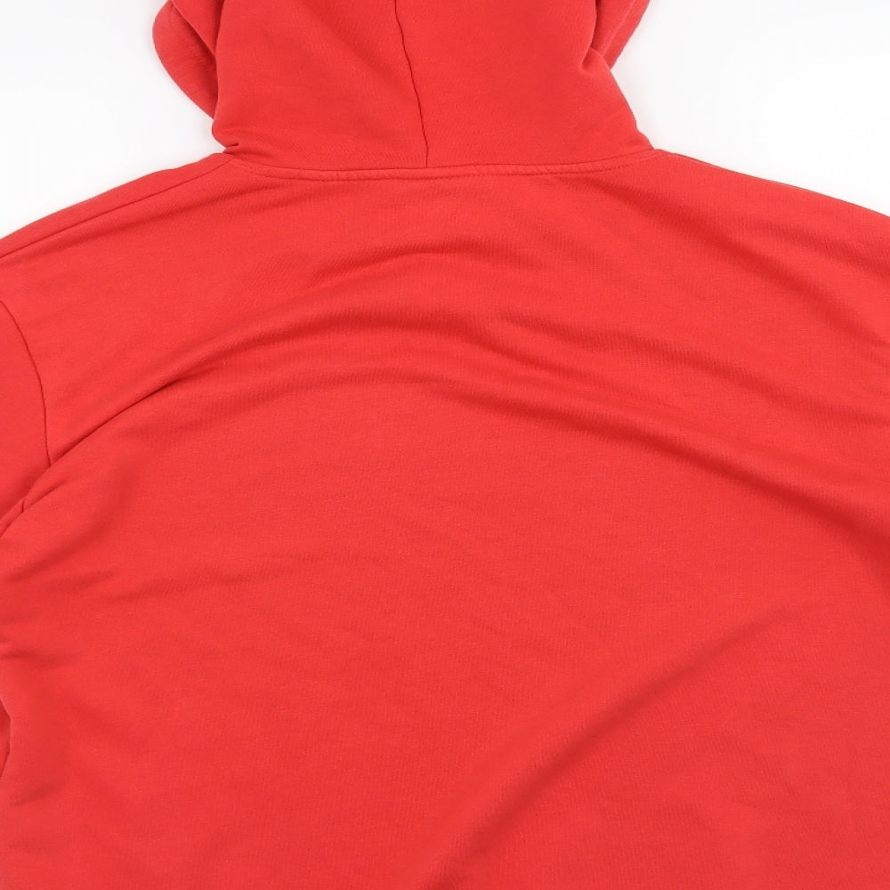 ANTIOCH Womens Pink   Pullover Hoodie Size L