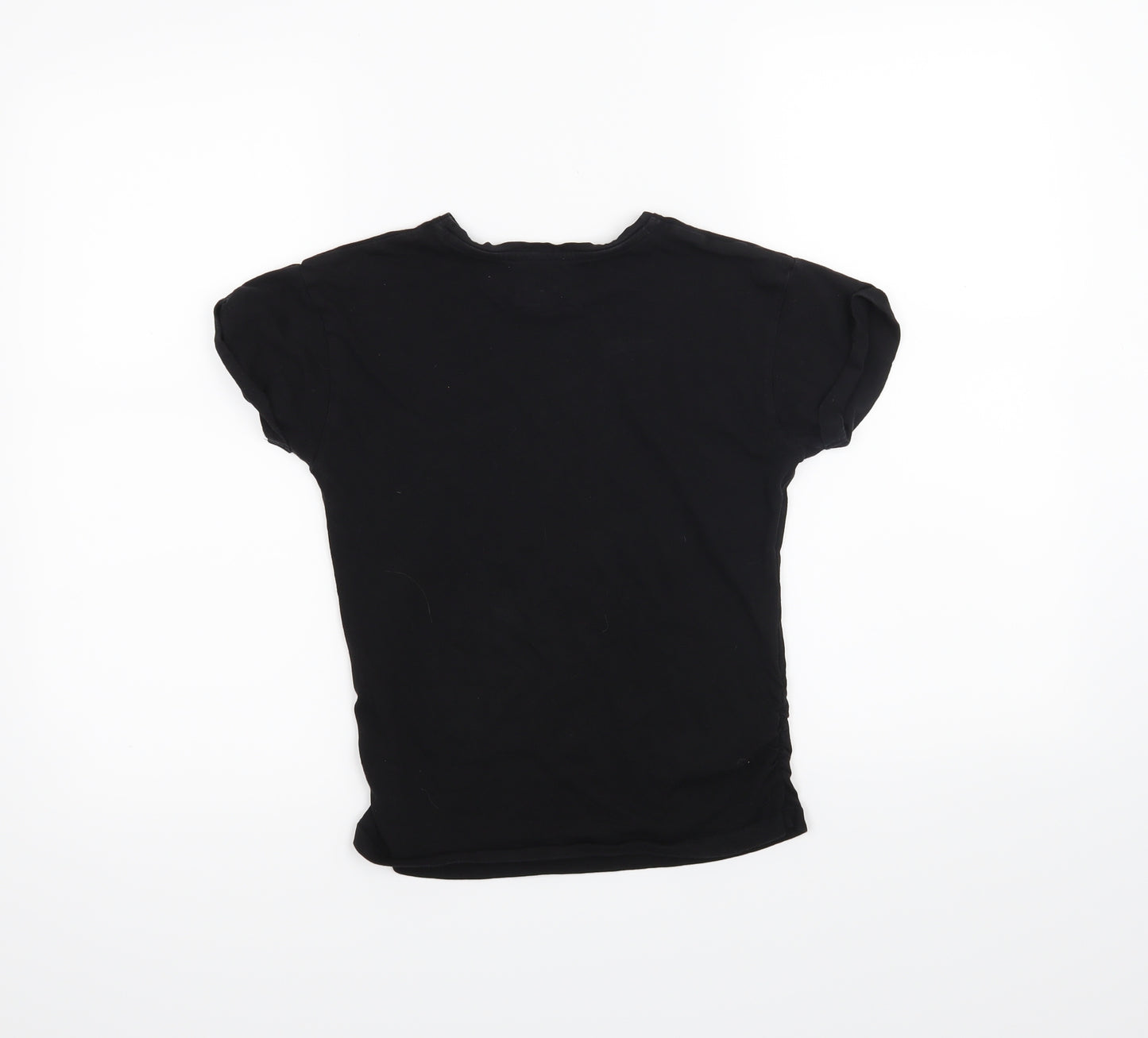 F&F Girls Black   Basic T-Shirt Size 8-9 Years