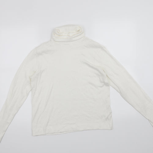 RESERVED Womens White   Pullover Jumper Size L