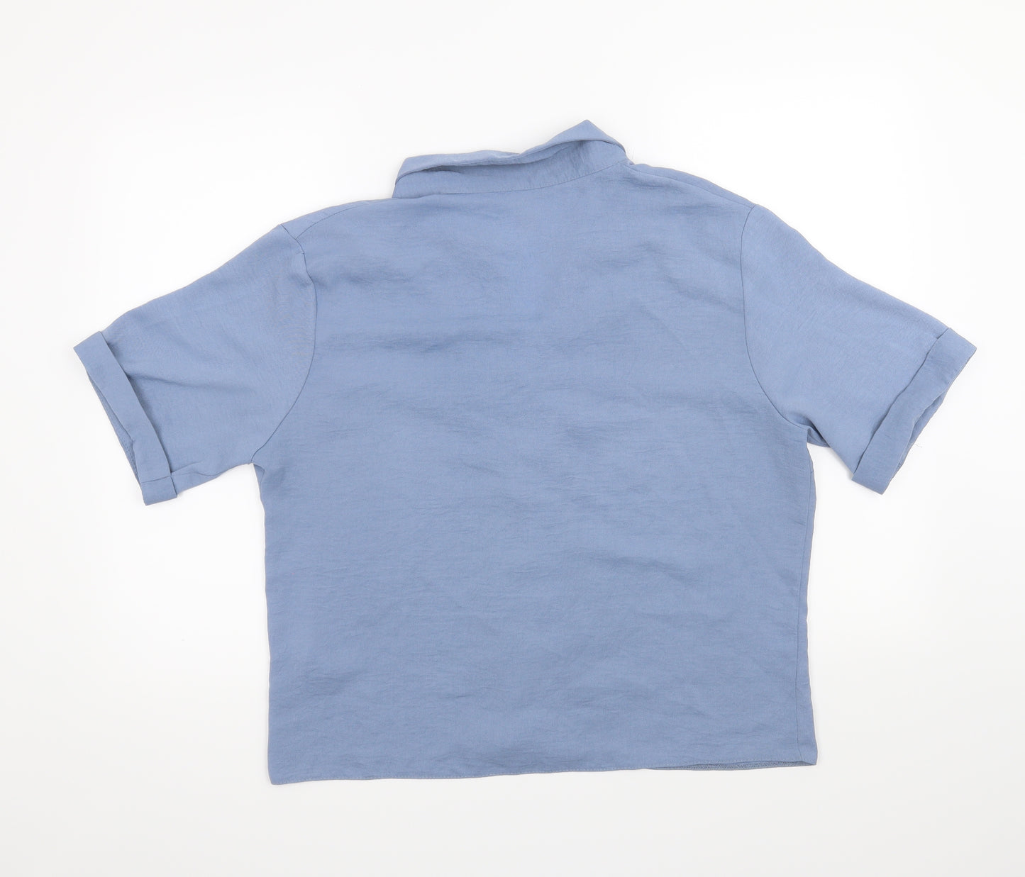New Look Womens Blue   Basic Button-Up Size 16