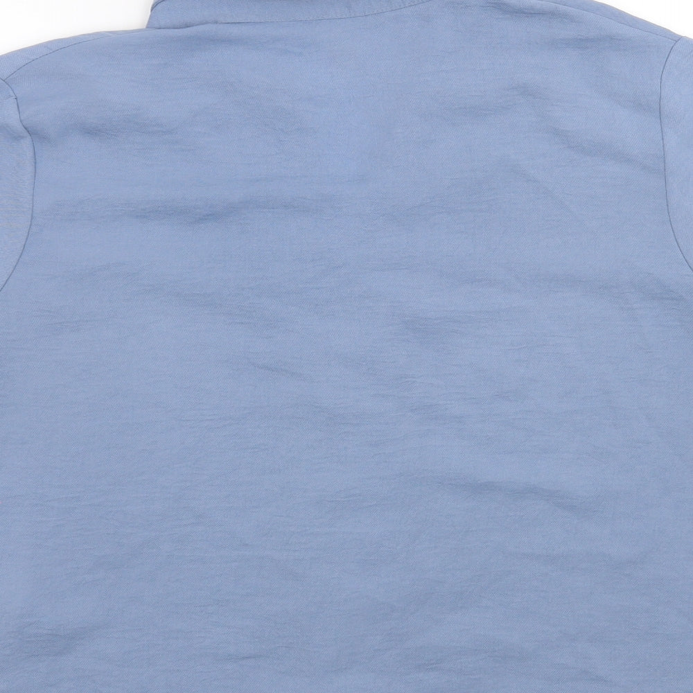 New Look Womens Blue   Basic Button-Up Size 16
