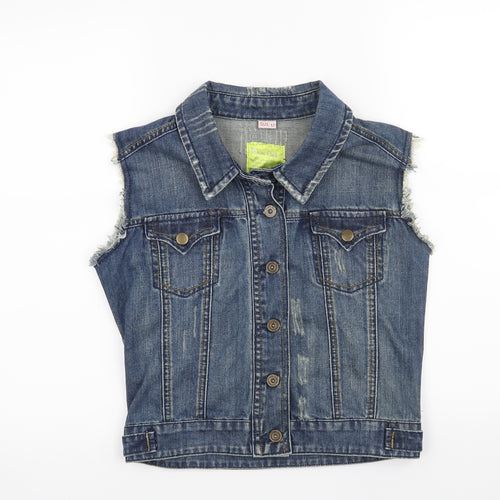 Denim Club Womens Blue   Jacket Waistcoat Size 12