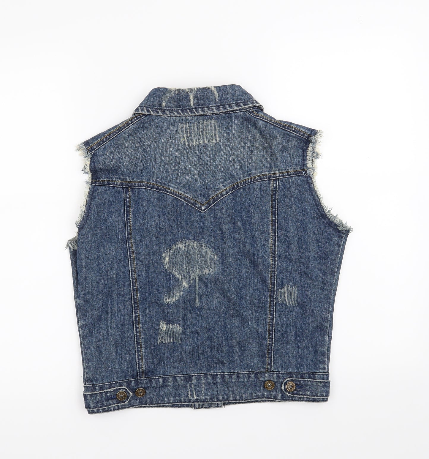 Denim Club Womens Blue   Jacket Waistcoat Size 12