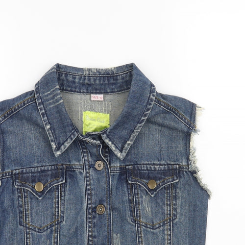 Denim Club Womens Blue   Jacket Waistcoat Size 12