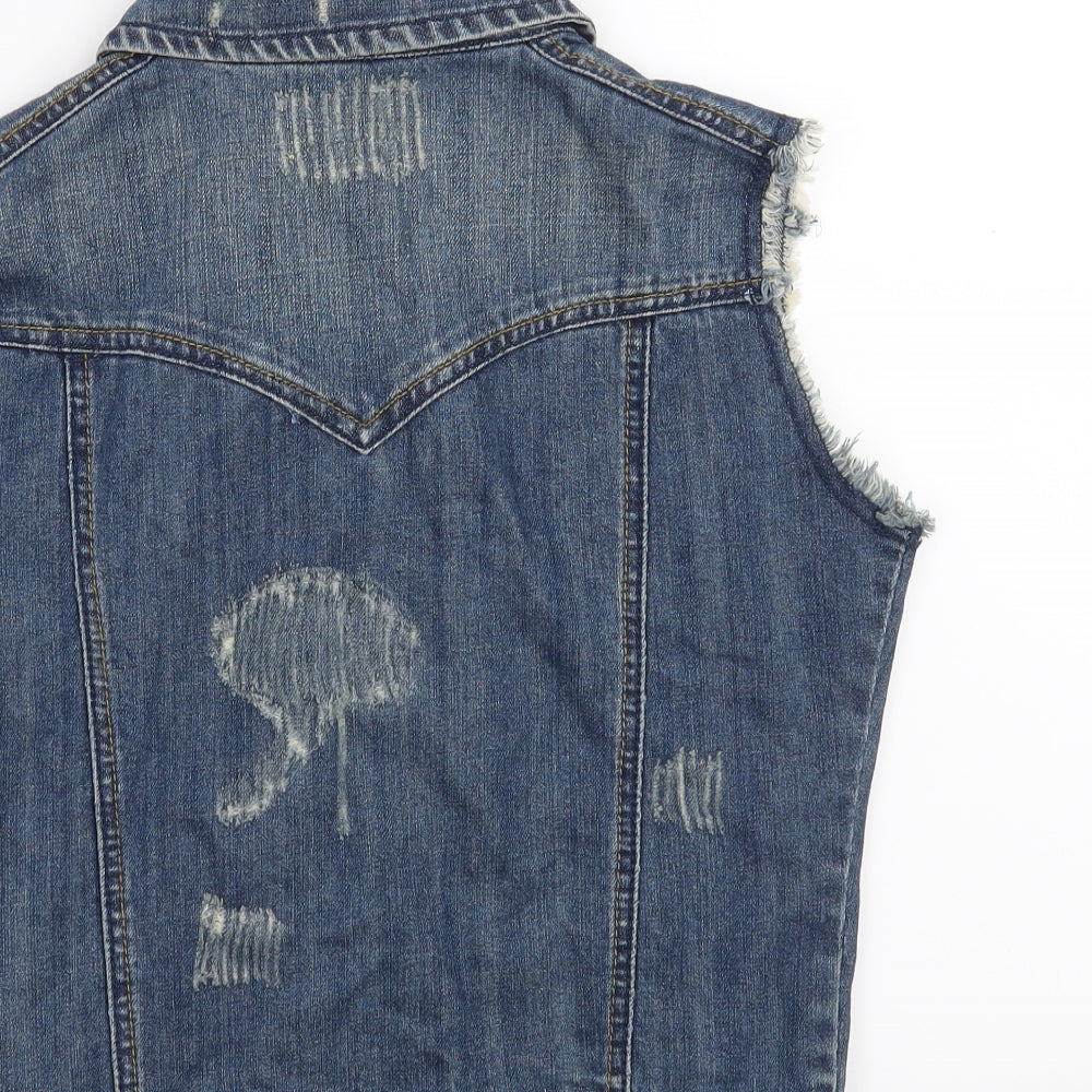 Denim Club Womens Blue   Jacket Waistcoat Size 12