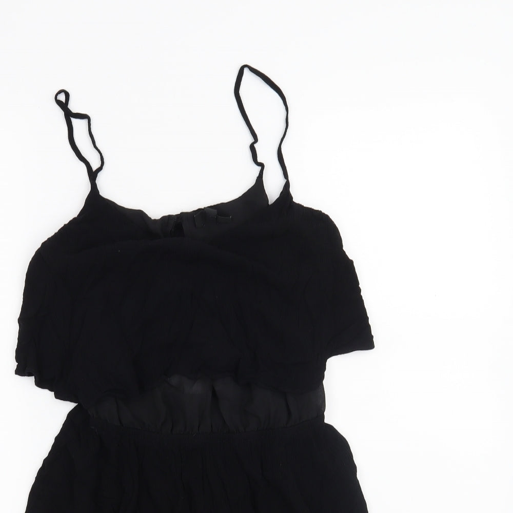 Topshop Womens Black   A-Line  Size 10