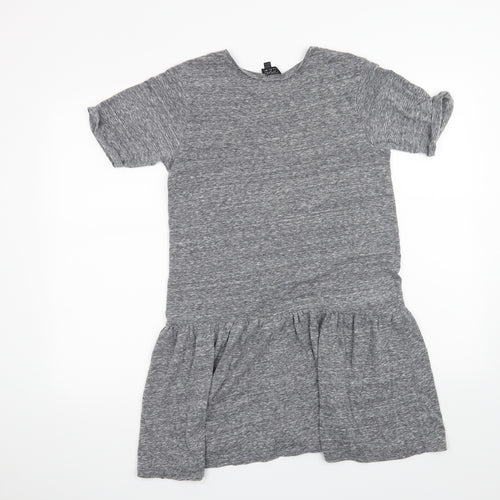 Topshop Womens Grey   A-Line  Size 8