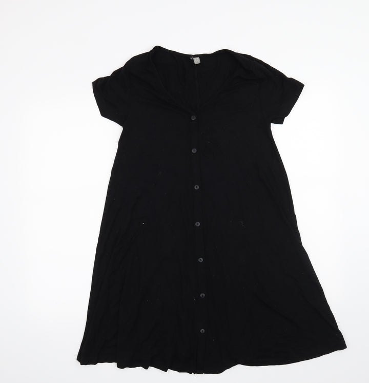 ASOS Womens Black T-Shirt Dress Size 4