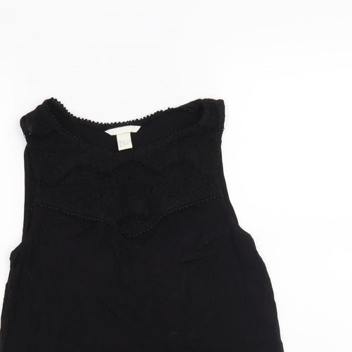 H&M Womens Black   Basic Tank Size M