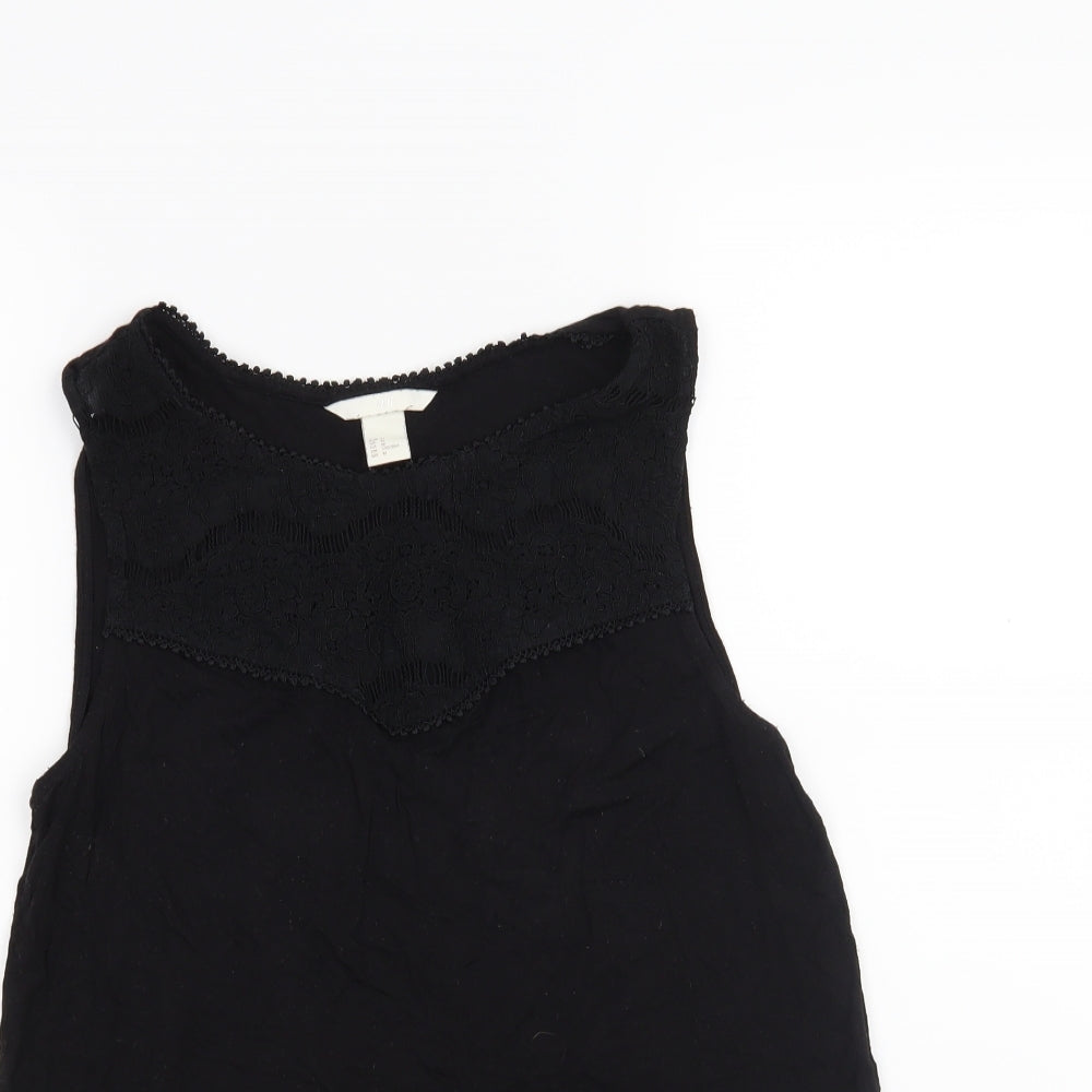 H&M Womens Black   Basic Tank Size M