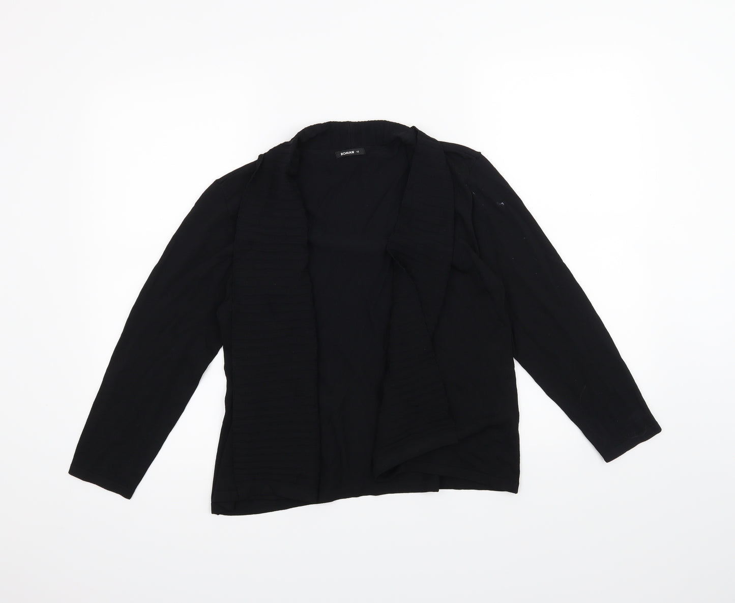 Roman Womens Black   Cardigan Jumper Size 12