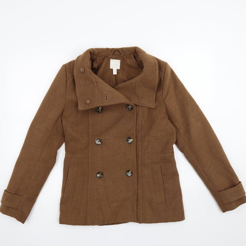 H&M Womens Blue   Jacket Coat Size 10