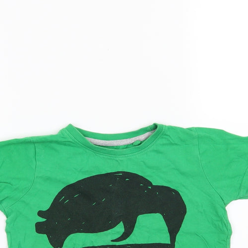 Batman Boys Green   Basic T-Shirt Size 2-3 Years