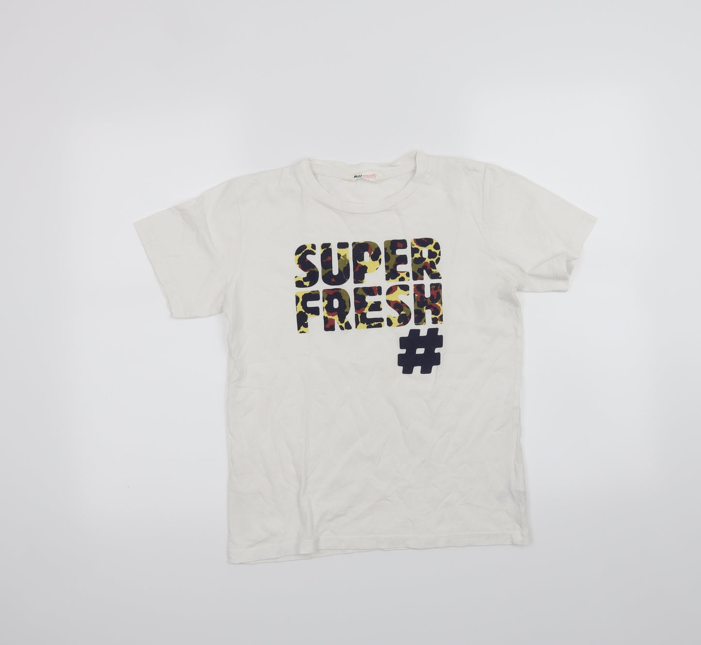 H&M Boys White   Basic T-Shirt Size 11-12 Years