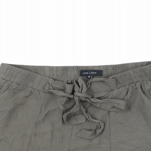 New Look Womens Green   Mom Shorts Size 12